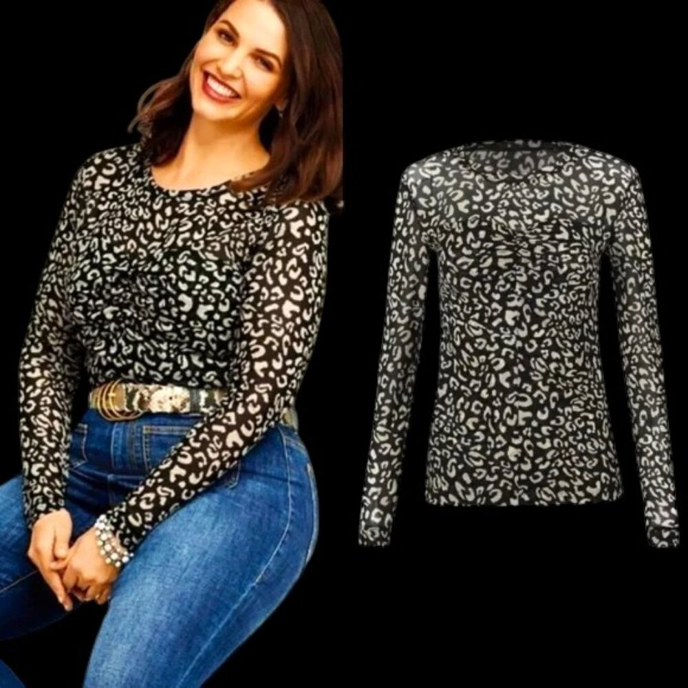 Cabi Sweetheart Long Sleeve Top - Picture 2 of 6